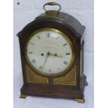 SUPERB REGENCY BRACKET CLOCK FRANCIS ATKINS, LONDON, TWIN FUSEE BELL STRIKING MOVEMENT SIGNED