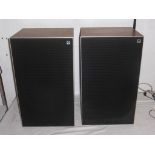 PAIR 1960S VINTAGE LEAK 2060 'MINI SANDWICH' SPEAKERS, 4-8 OHM