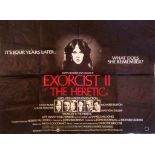 QUAD MOVIE POSTERS, 'THE EXORCIST', 'THE EXORCIST 2', 'THE EXORCIST 3'