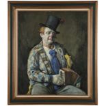 Emil J. Kosa Jr (1903-1968 Los Angeles, CA) Portrait of a clown, signed lower right: Emil Kosa Jr,