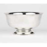 A Shreve & Co. sterling silver bowl after Paul Revere First half 20th century, marked ''Shreve &