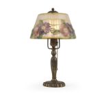 A Pairpoint reverse-painted ''Puffy'' boudoir lamp First quarter 20th century, marked to shade ''The