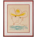 After Pablo Picasso (1881-1973 Spanish) ''Young Spanish Peasant'', 1970, bears signature in pencil