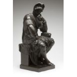 Attributed to Ferdinando de Luca (late 19th-early 20th century Italian) ''Seated Man'', first