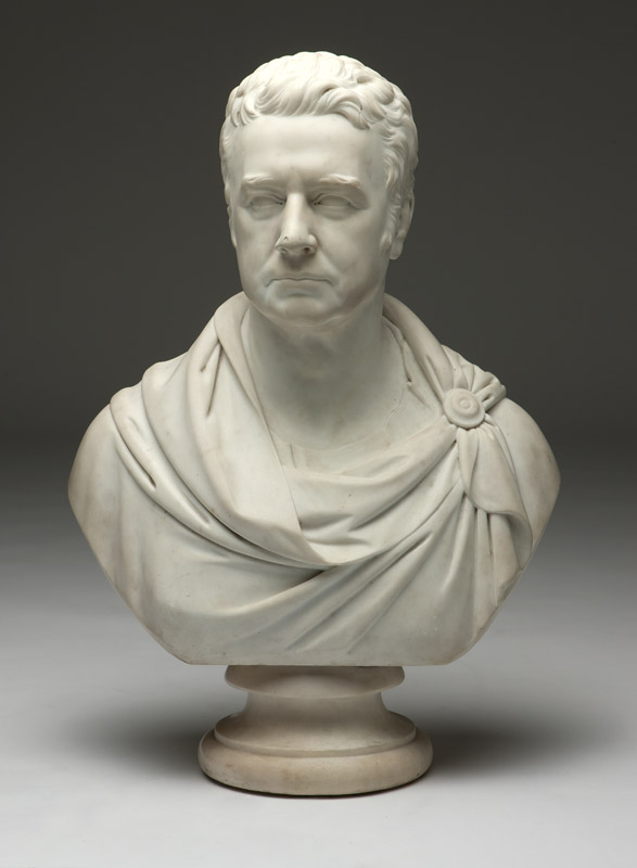 Thomas Campbell (1790-1858 Maryland/Kentucky) Dated 1844, signed verso ''Thos. Campbell sculp.'',