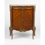 A Sormani Louis XV-style meuble d'hauteur d'appui Circa 1878-1914, signed to cabinet lock plate ''