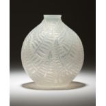 A Rene Lalique ''Espalion'' art glass vase Circa 1920s, etched signature ''R. Lalique France''