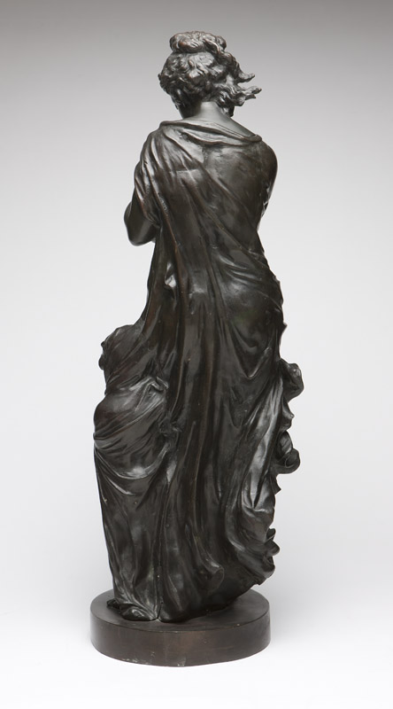 A bronze sculpture, mother and child Late 19th/early 20th century, apparently unsigned, a bronze - Image 3 of 4