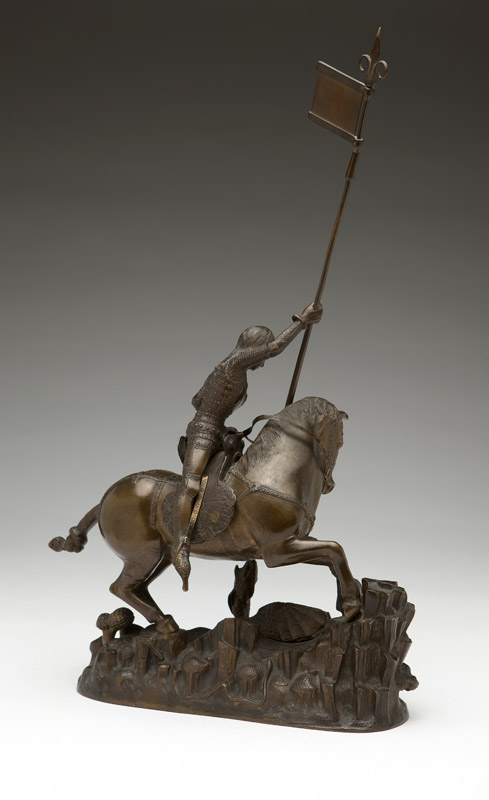 A Continental bronze, St. George and the Dragon  Early 20th century, unsigned, depicting St. - Image 6 of 6