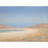 Wallace Leroy De Wolf (1854-1930 Pasadena, CA) ''Alkali Lake - Daggett, Cal.'', signed and dated