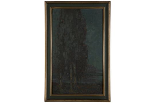 1034  Max Weiczorek (1863-1955 Pasadena, CA) "Nocturne", the first: signed verso: Max Weiczorek, - Image 2 of 6