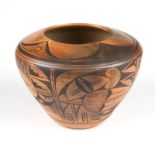 1089  A Hopi pottery vessel Mid-20th century, signed to base "Caroline Talayumptewa" (1923 - 2007