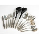 1195 A Gorham sterling silver flatware service Second half 20th century, each with maker's marks and
