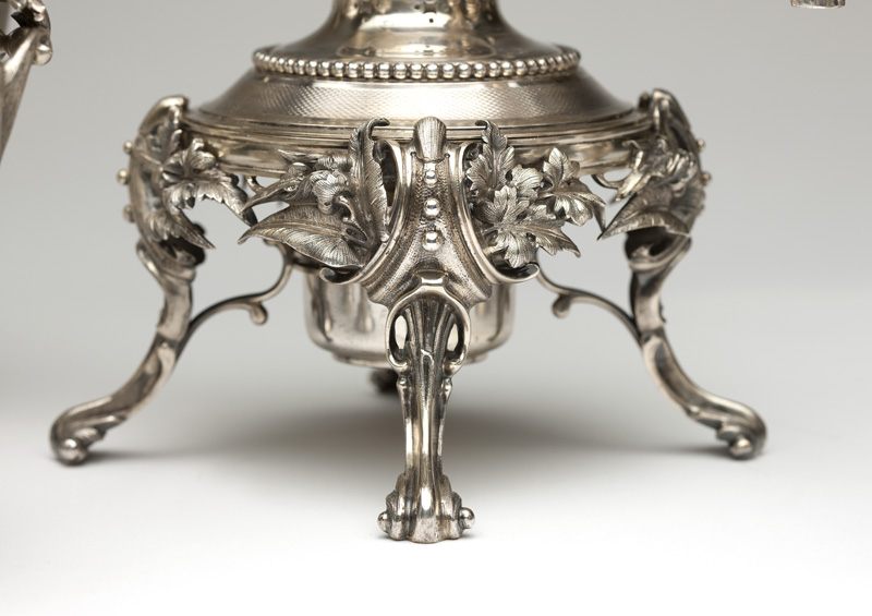 1154 A Gorham coin silver coffee/tea service Circa 1855, each with maker's marks and further - Image 8 of 11