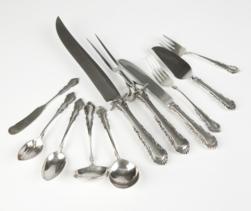 1206 A Reed & Barton sterling silver flatware service Second half 20th century, with maker's