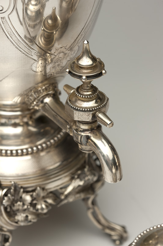 1154 A Gorham coin silver coffee/tea service Circa 1855, each with maker's marks and further - Image 5 of 11