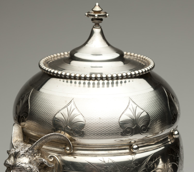 1154 A Gorham coin silver coffee/tea service Circa 1855, each with maker's marks and further - Image 4 of 11