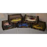 5 die cast model cars inc Burago & Maist