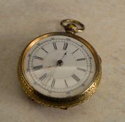 Brass pocket watch