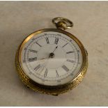 Brass pocket watch