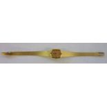 9ct gold ladies Certina watch with quart