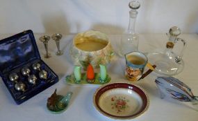 Assorted S.P, glassware and ceramics inc