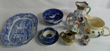 Various ceramics inc Staffordshire, Wedg