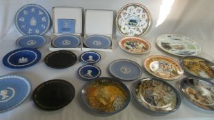 Assorted collectors plates and Wedgwood