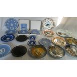 Assorted collectors plates and Wedgwood