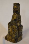 Brass figure of Mary (missing child), he