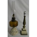 Vict lamp & onyx lamp