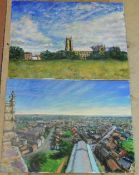 Oil on canvas from St James Spire, Louth