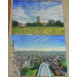 Oil on canvas from St James Spire, Louth