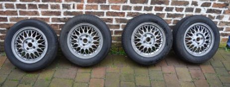 4 BBS alloy wheels, 195/60/14
