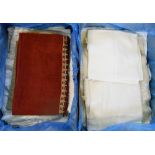 2 boxes of assorted linen, towels, table