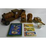 Various vintage children's toys & books