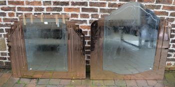 2 Art Deco mirrors