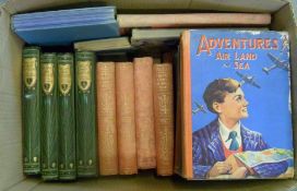 Assorted books inc Adventure stories for