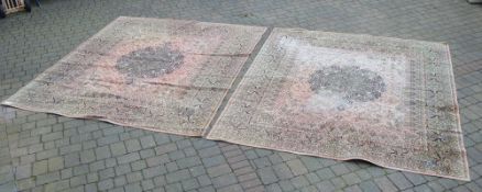 Pr of large rugs, each measuring 108" x