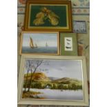 Assorted prints and paintings