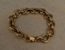 9ct gold bracelet, approx weight 43g