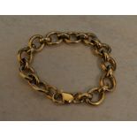 9ct gold bracelet, approx weight 43g