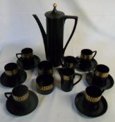 Portmeirion Greek Key design Coffee Set