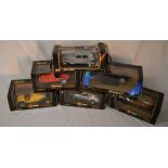 6 die cast model cars inc Burago & Maist