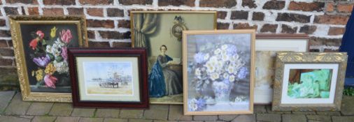 Various prints inc William Russel Flint,