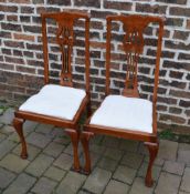 Pr of Edw dining chairs