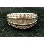 18ct gold diamond ring 1 ct, size L/M