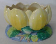 Clarice Cliff lily shaped bowl
