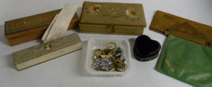 Costume jewellery, glove box and others