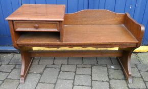 Oak Telephone table